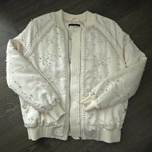 House of CB "Mia" Embellished Bomber Jacket